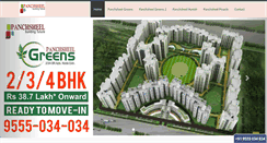 Desktop Screenshot of panchsheelgreens.net